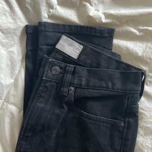 Everlane Straight Leg Jeans in Black